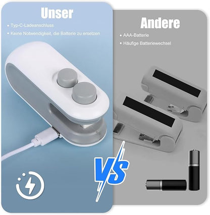 Portable 2-in-1 Mini Bag Sealer & Cutter