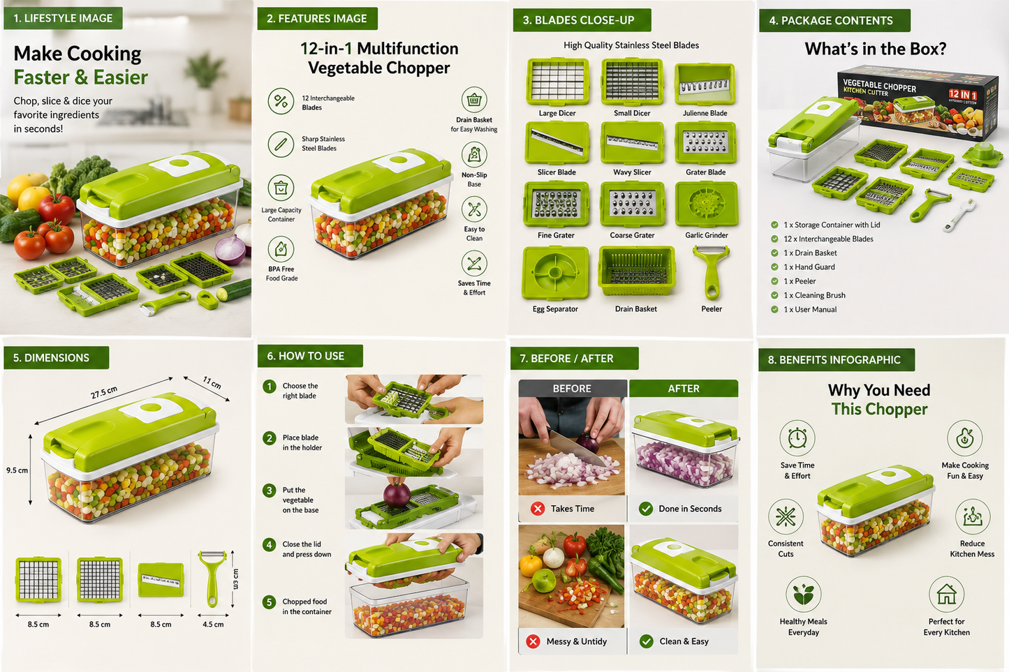12-in-1 Vegetable Chopper
