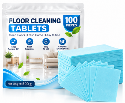 100 Piece Floor Cleaning Tablets – Powerful & Easy Floor Cleaning