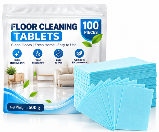 100 Piece Floor Cleaning Tablets – Powerful & Easy Floor Cleaning