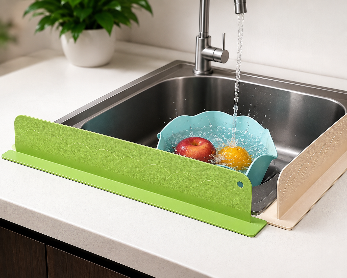 Kitchen Sink Splash Guard – Water Splashback Protector