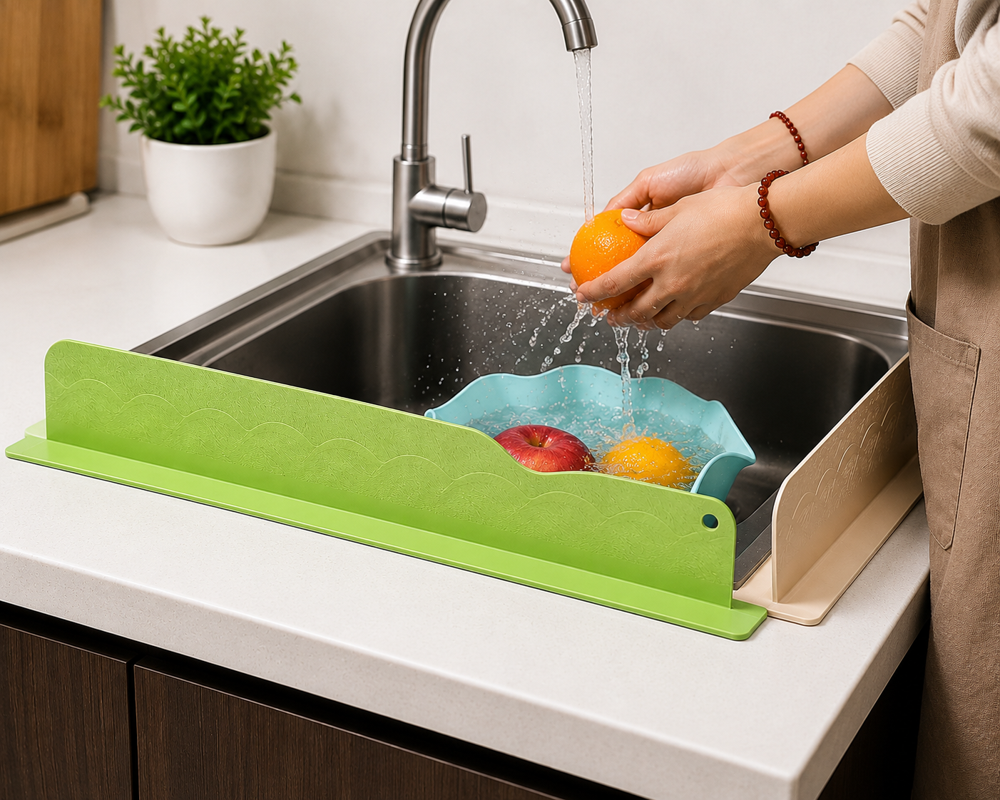 Kitchen Sink Splash Guard – Water Splashback Protector