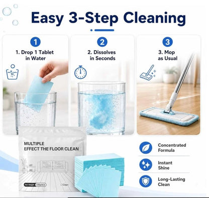 100 Piece Floor Cleaning Tablets – Powerful & Easy Floor Cleaning