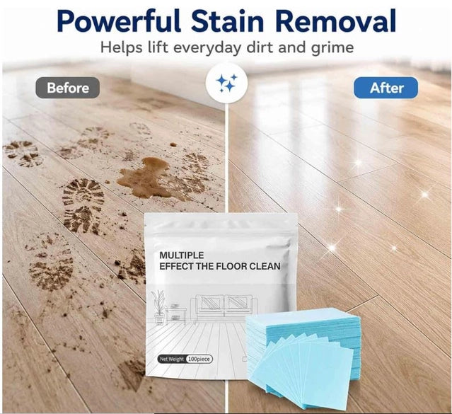 100 Piece Floor Cleaning Tablets – Powerful & Easy Floor Cleaning