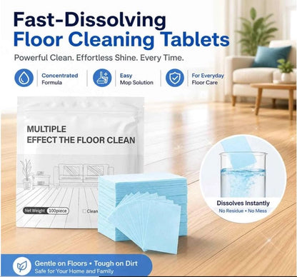 100 Piece Floor Cleaning Tablets – Powerful & Easy Floor Cleaning